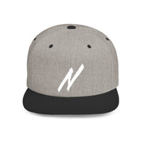 NICE Throw Shop Flat Bill Snapback with N Design – Multiple Colors