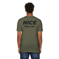 NICE Throw Shop Unisex Tee Black Logo – Multiple Colors