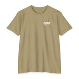NICE Throw Shop Unisex Tee White Logo – Multiple Colors