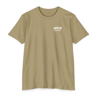 NICE Throw Shop Unisex Tee White Logo – Multiple Colors