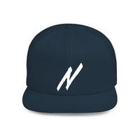 NICE Throw Shop Flat Bill Snapback with N Design – Multiple Colors
