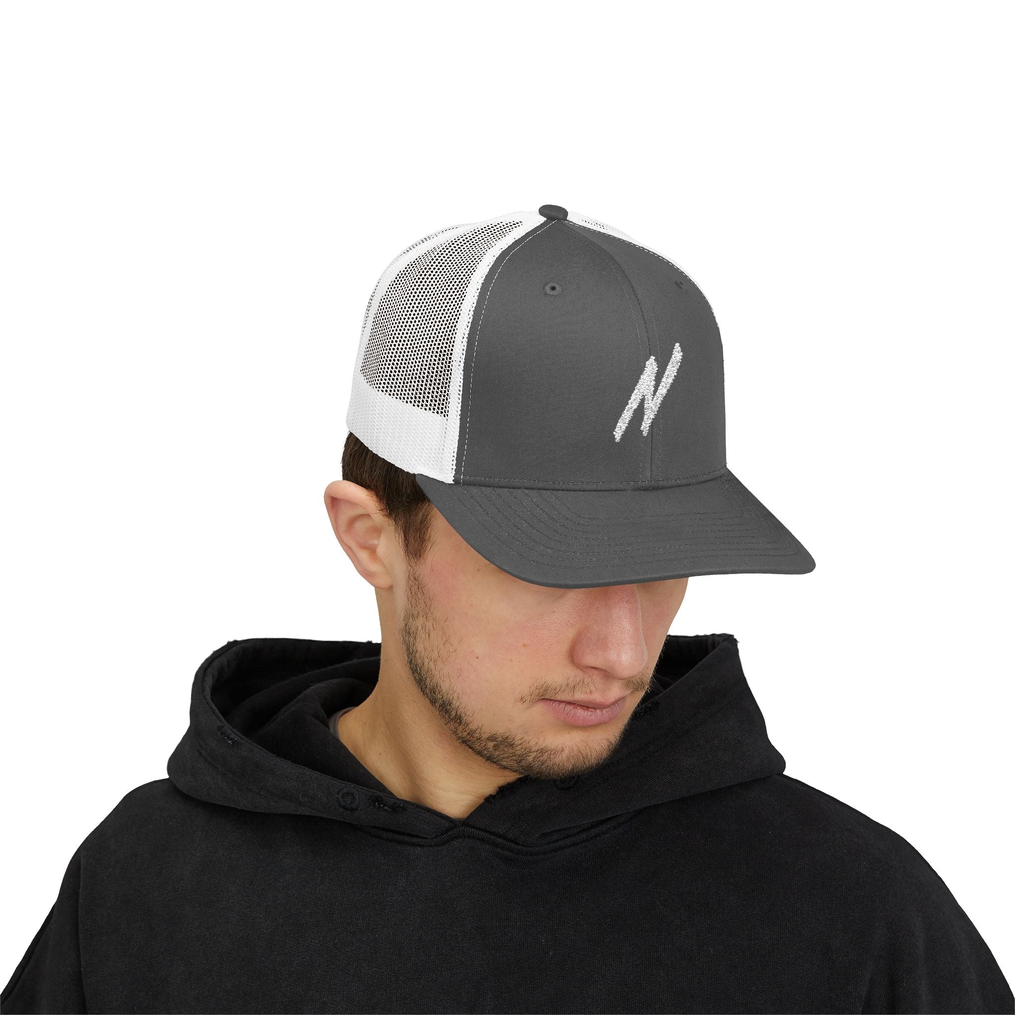 NICE Throw Shop Trucker Cap with N Design – Multiple Colors