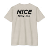 NICE Throw Shop Unisex Tee Black Logo – Multiple Colors