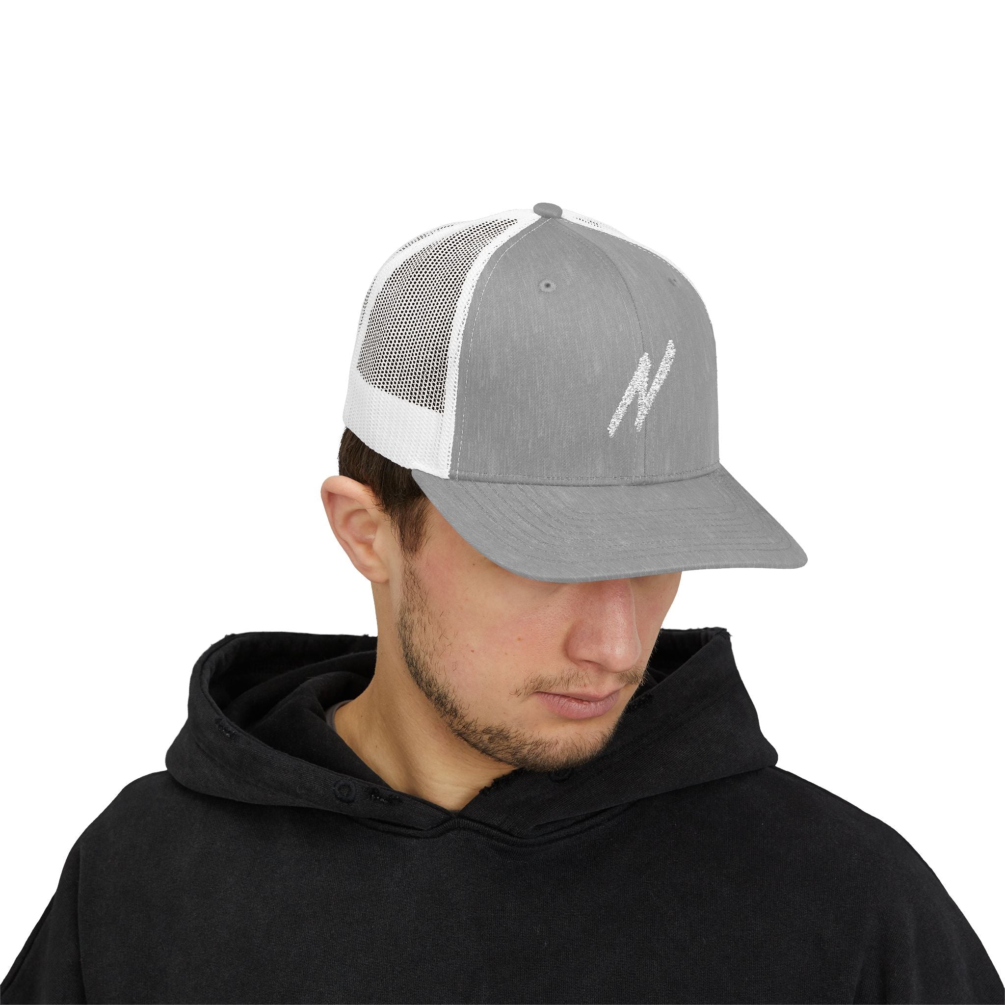 NICE Throw Shop Trucker Cap with N Design – Multiple Colors