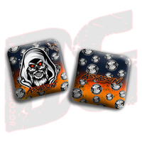 BG Cornhole 2026 COMP BG Assassin - "Logo Repeat" - ACL Comp Stamped Cornhole Bags - SET OF 4 BAGS