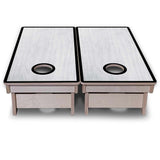 Vacation Cornhole Boards - Grey Wash
