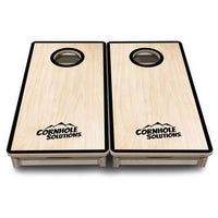 Mini Cornhole Boards - Red/Black Hole Ring