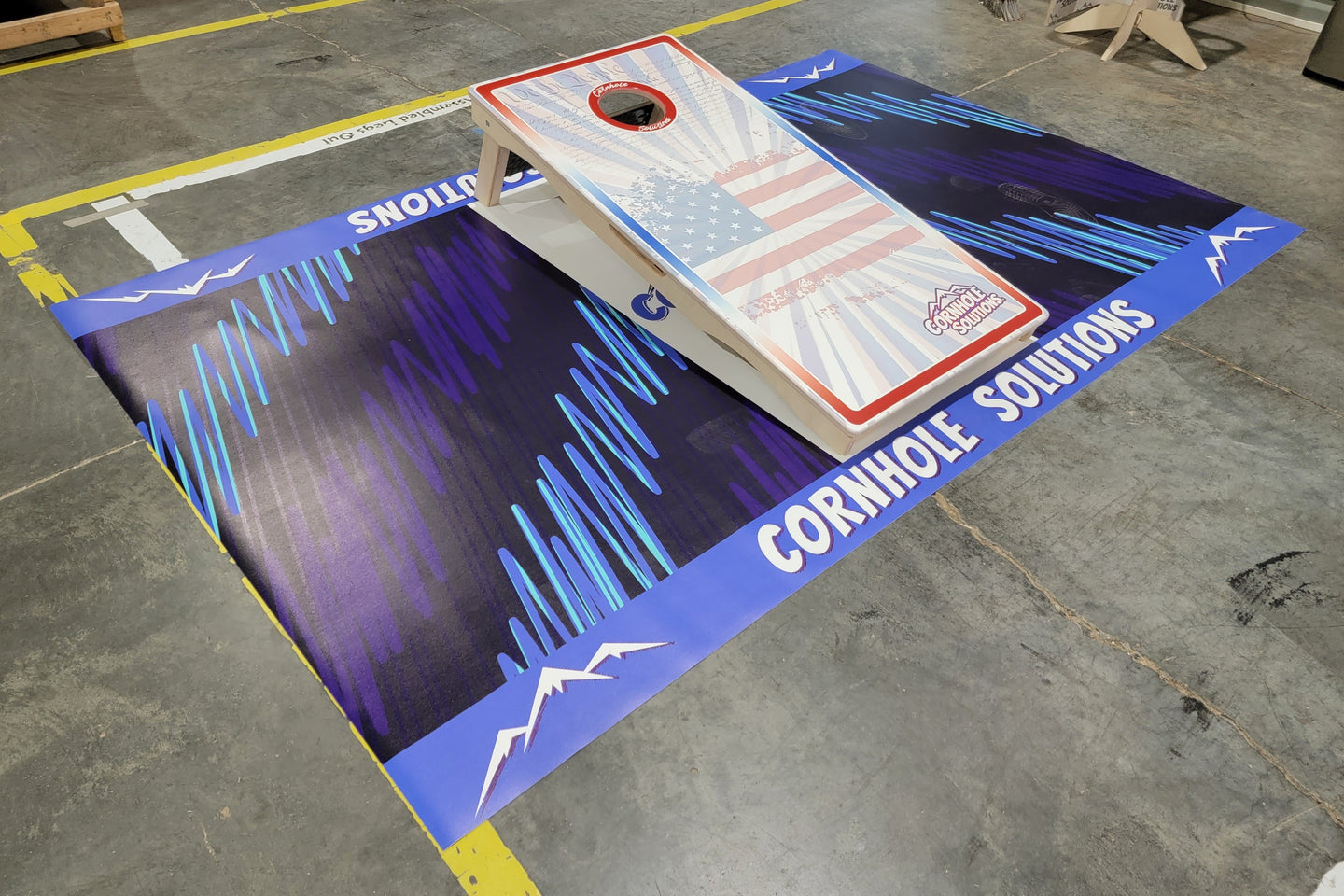 Custom Cornhole Pitching Mats (2 mats, 5'x8')