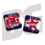 BG Cornhole 2026 COMP BG SAMURAI - "Hex Godz" - ACL Comp Stamped Cornhole Bags - SET OF 4 BAGS