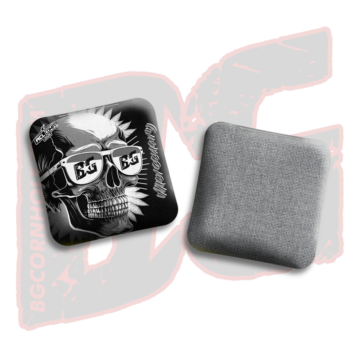 BG Cornhole 2026 COMP BG MERCENARY - "Shades" - ACL Comp Stamped Cornhole Bags - SET OF 4 BAGS