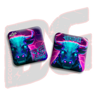 BG Cornhole 2026 COMP BG SAMURAI - "Charge" - ACL Comp Stamped Cornhole Bags - SET OF 4 BAGS
