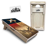Mini Cornhole Boards - Texas Flag Deer & Fish
