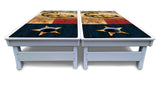 Texas Flag Deer & Fish Cornhole Boards - All Weather Series