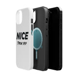 NICE Throw Shop Magnetic iPhone Case – Durable MagSafe® Cover (Supports Multiple Models)