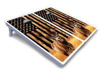 Colorful Deer & Fish Cornhole Boards - All Weather Series