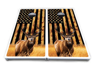 Colorful Deer & Fish Cornhole Boards - All Weather Series