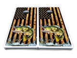 Colorful Deer & Fish Cornhole Boards - All Weather Series