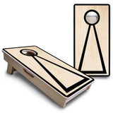 Mini Cornhole Boards - Red/Black Hole Ring
