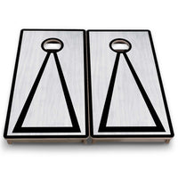 Vacation Cornhole Boards - Grey Wash