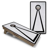 Vacation Cornhole Boards - Grey Wash