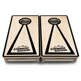 Mini Cornhole Boards - Red/Black Hole Ring