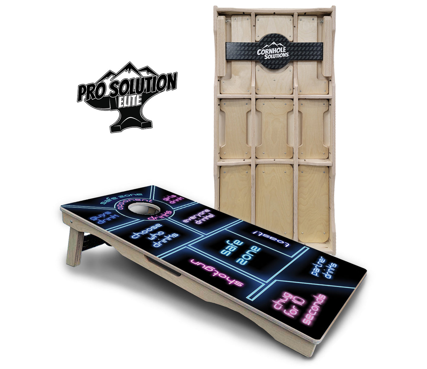 Drinking Game Cornhole Boards - Pro Solution Elite Series
