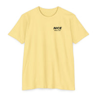 NICE Throw Shop Unisex Tee Black Logo – Multiple Colors