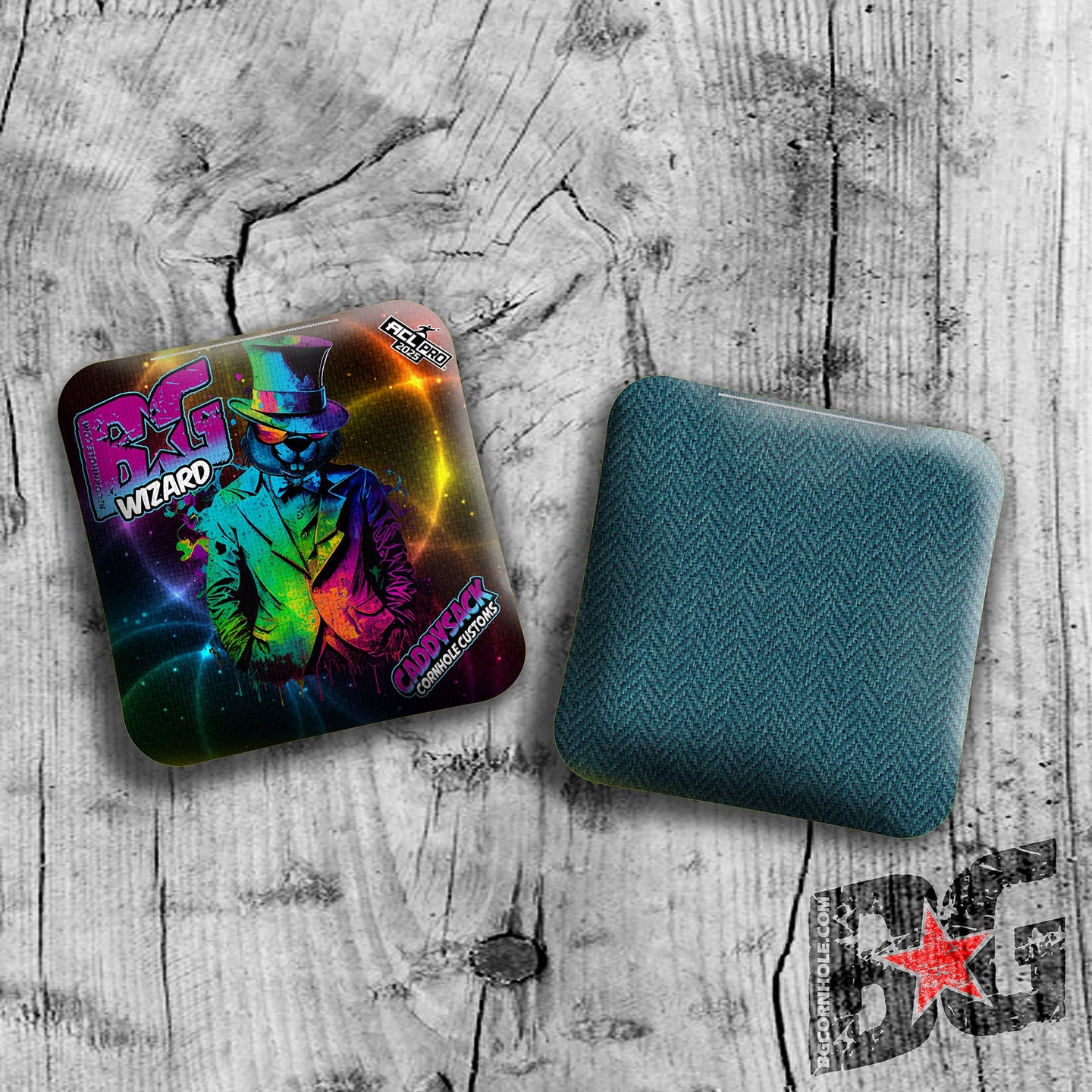 BG Cornhole 2026 Multiple Bag Models  "CaddySack Illusionist” Collab - ACL Pro Stamped Cornhole Bags - SET OF 4 BAGS