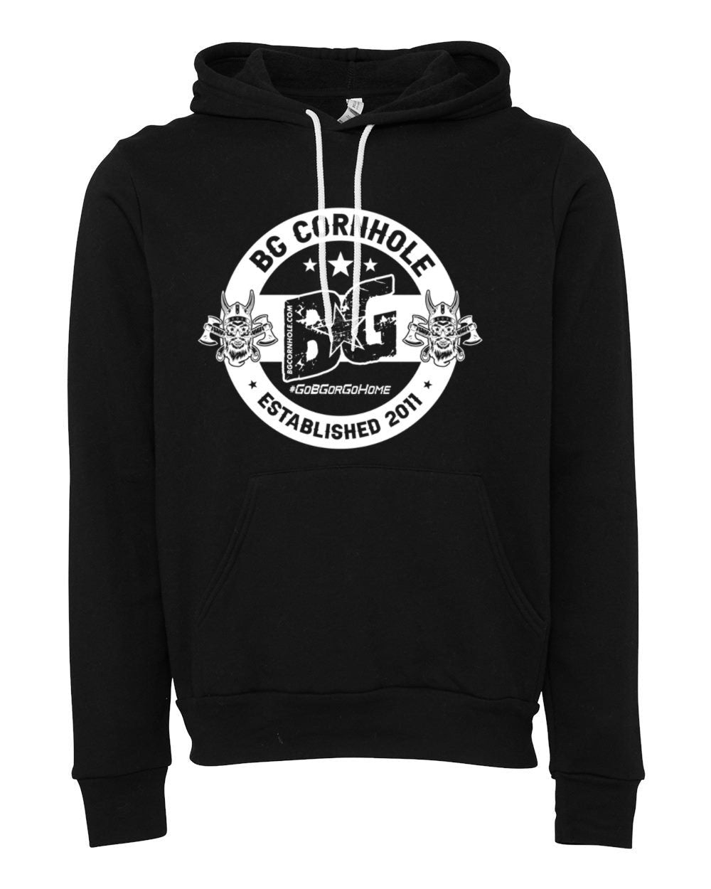 BG Cornhole Circle Logo Unisex Fleece Hoodie - Multiple Colors