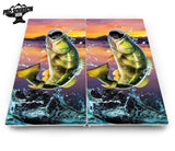 Bass Hole Cornhole Boards - Pro Solution Elite Series