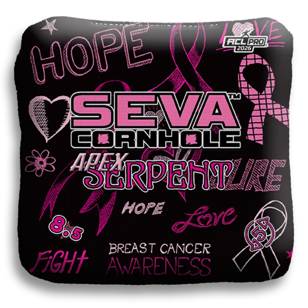 SEVA Cornhole - Breast Cancer Awareness Special Edition - Set of 4 Cornhole bags