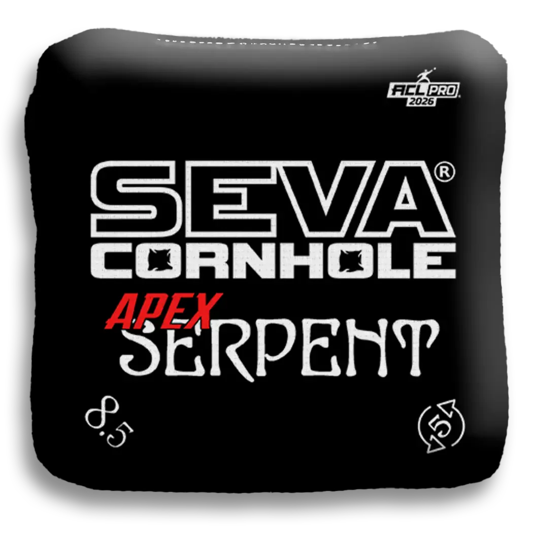 SEVA Cornhole - ApexSerpent Broadcast Approved Edition - Set of 4 Cornhole bags