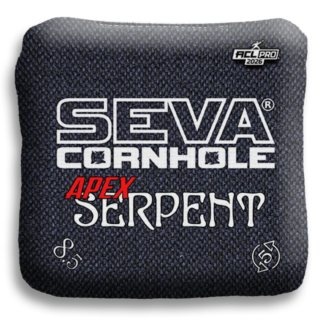 SEVA Cornhole - ApexSerpent Broadcast Approved Edition - Set of 4 Cornhole bags
