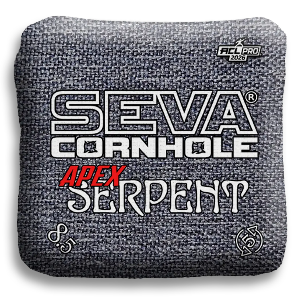 SEVA Cornhole - ApexSerpent Broadcast Approved Edition - Set of 4 Cornhole bags