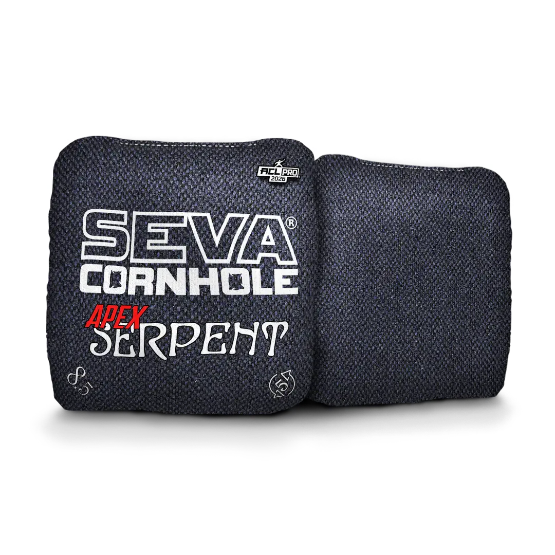SEVA Cornhole - ApexSerpent Broadcast Approved Edition - Set of 4 Cornhole bags