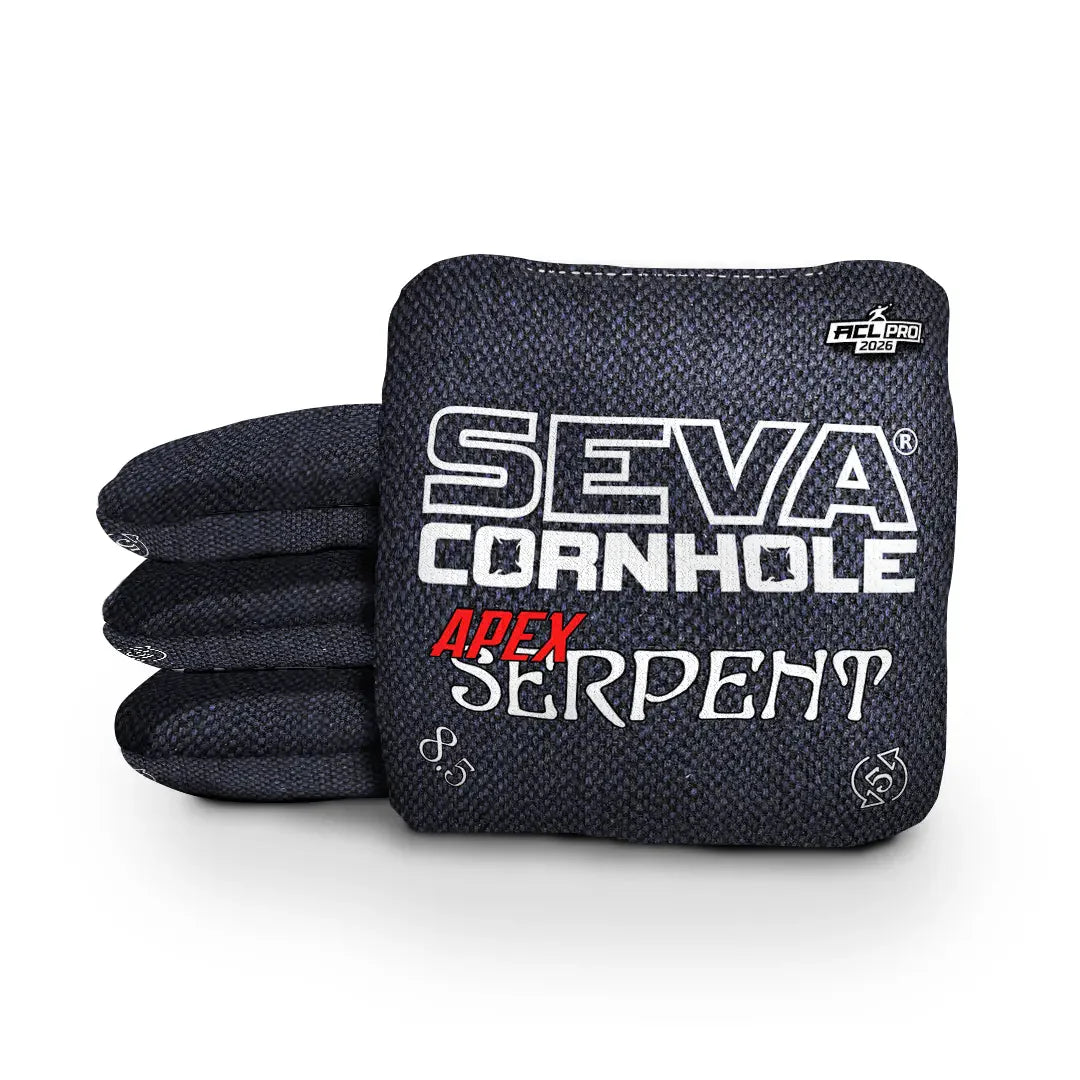 SEVA Cornhole - ApexSerpent Broadcast Approved Edition - Set of 4 Cornhole bags