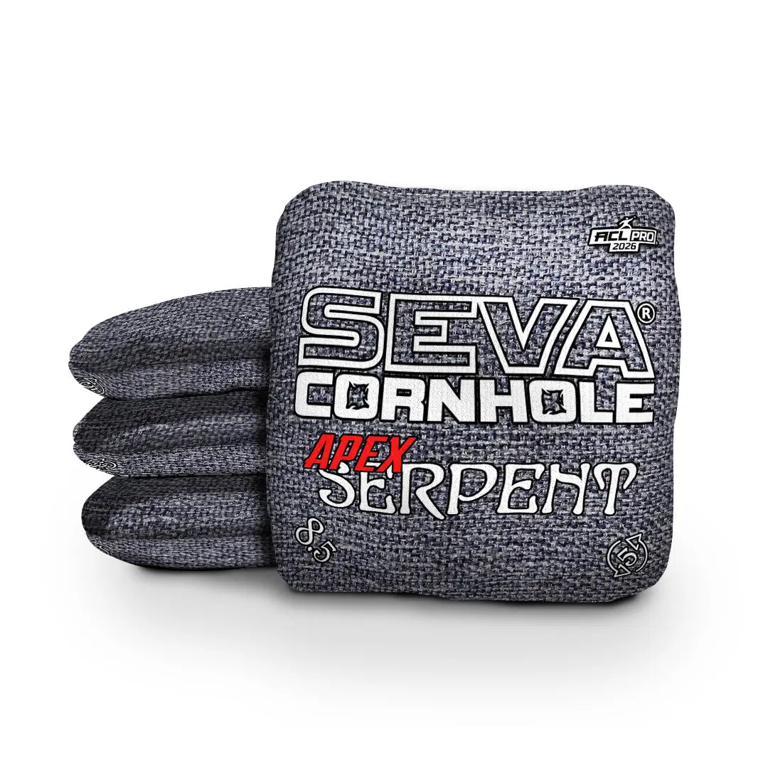 SEVA Cornhole - ApexSerpent Broadcast Approved Edition - Set of 4 Cornhole bags