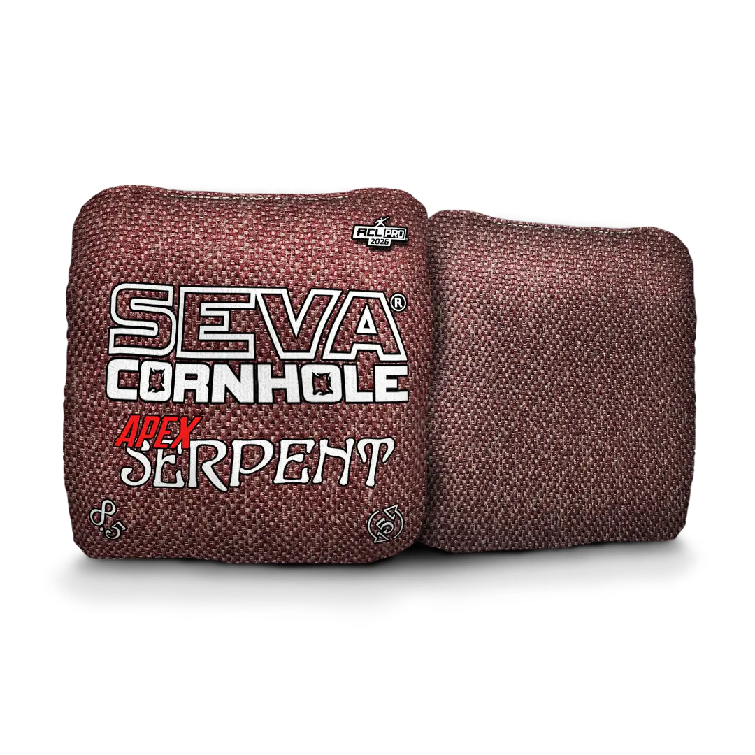 SEVA Cornhole - ApexSerpent Broadcast Approved Edition - Set of 4 Cornhole bags