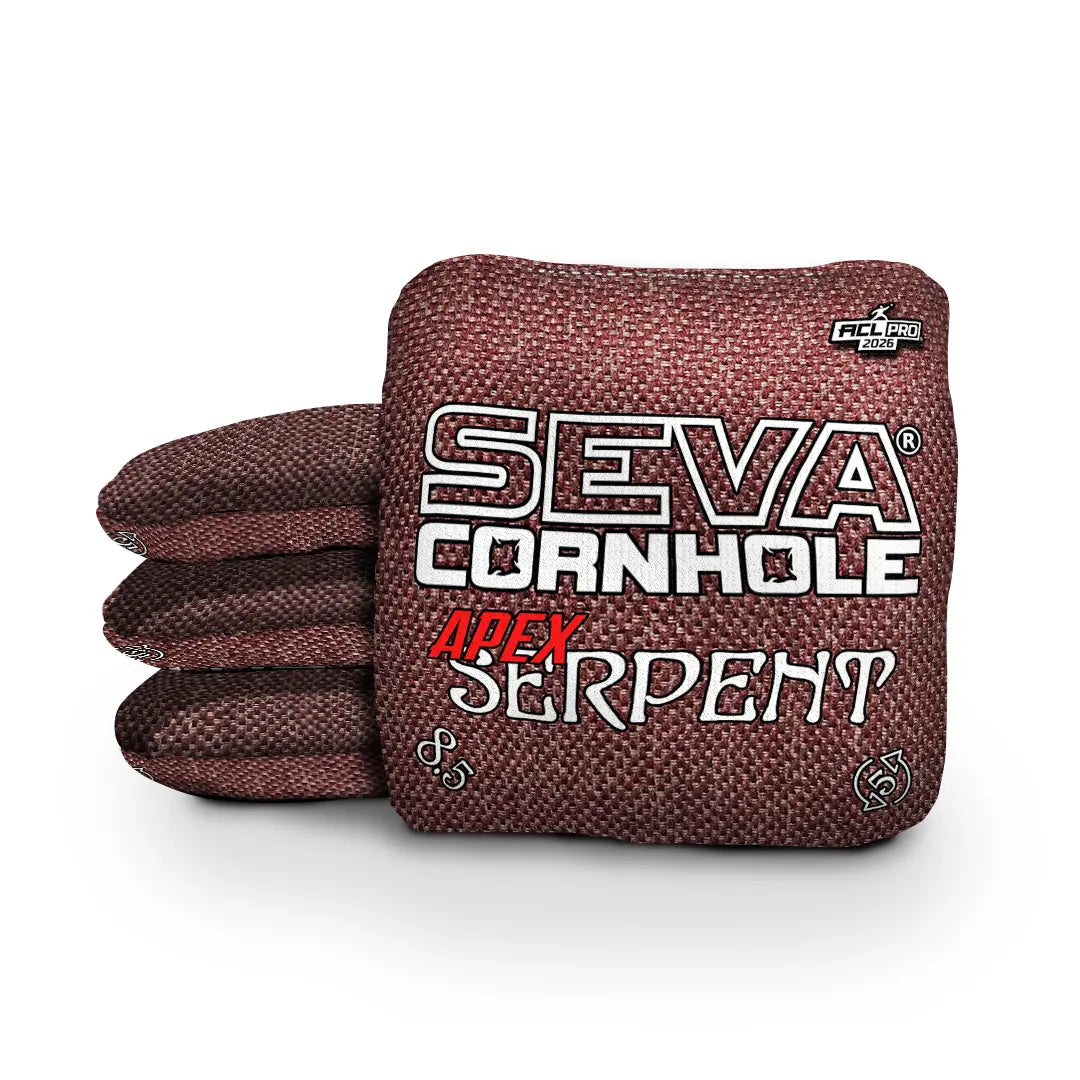 SEVA Cornhole - ApexSerpent Broadcast Approved Edition - Set of 4 Cornhole bags