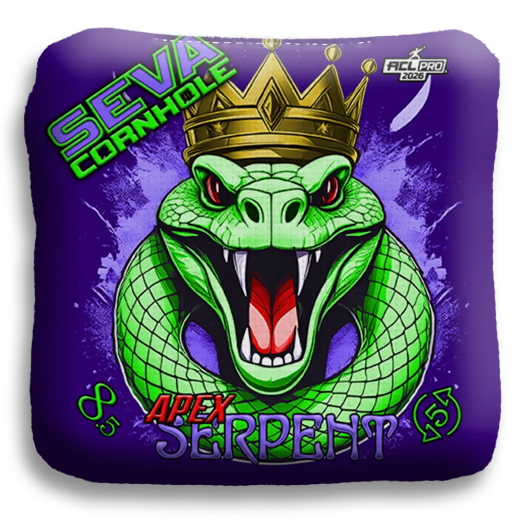 SEVA Cornhole - ApexSerpent KingSnake - Set of 4 Cornhole bags