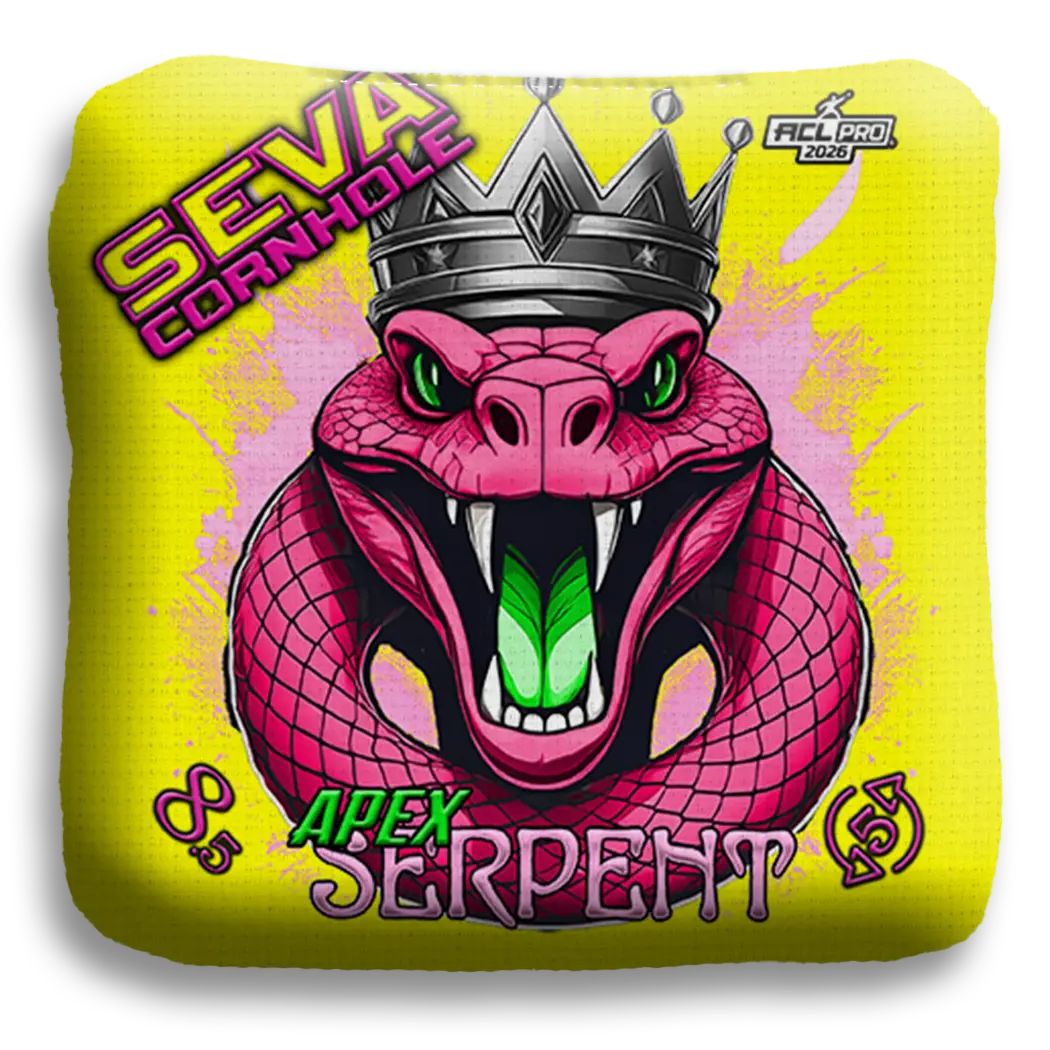 SEVA Cornhole - ApexSerpent KingSnake - Set of 4 Cornhole bags