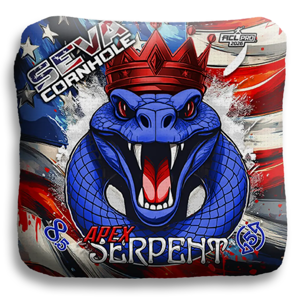 SEVA Cornhole - ApexSerpent KingSnake - Set of 4 Cornhole bags