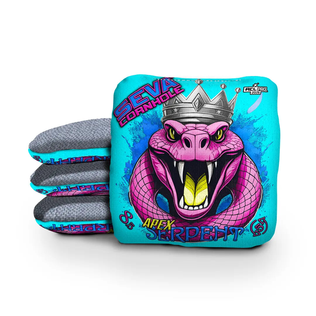 SEVA Cornhole - ApexSerpent KingSnake - Set of 4 Cornhole bags