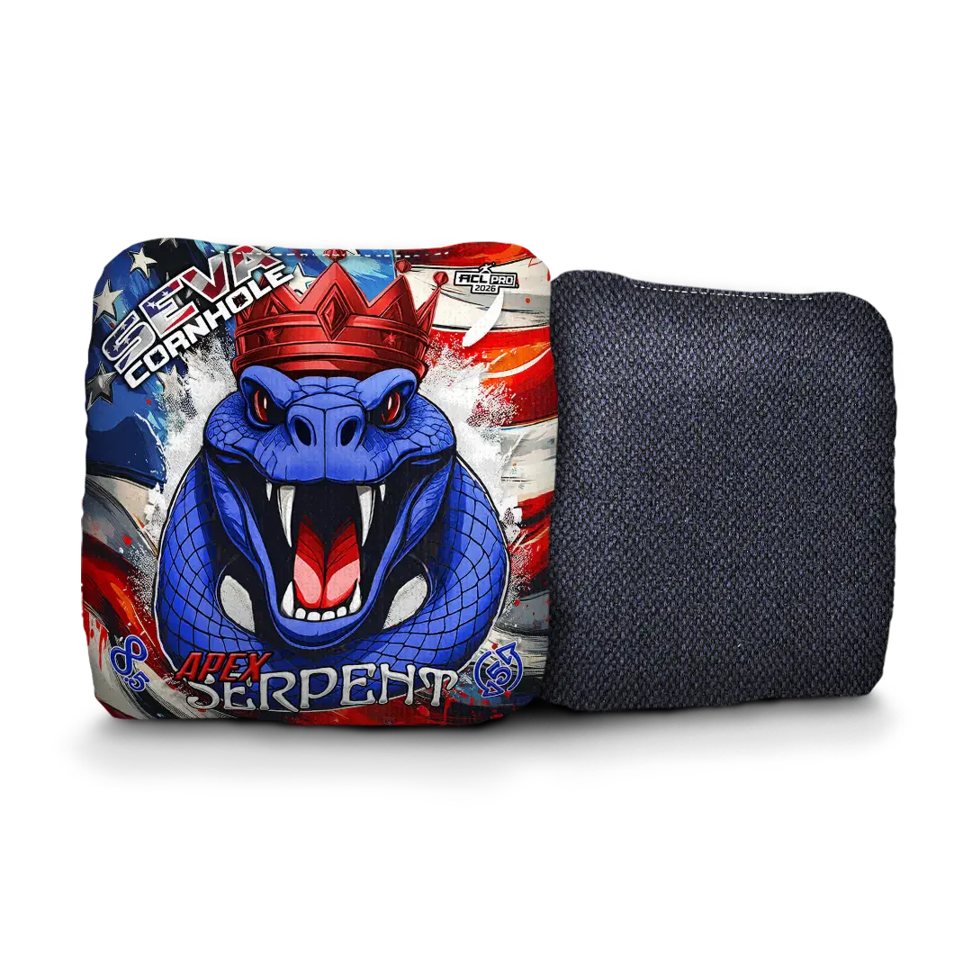 SEVA Cornhole - ApexSerpent KingSnake - Set of 4 Cornhole bags