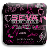 SEVA Cornhole - Breast Cancer Awareness Special Edition - Set of 4 Cornhole bags