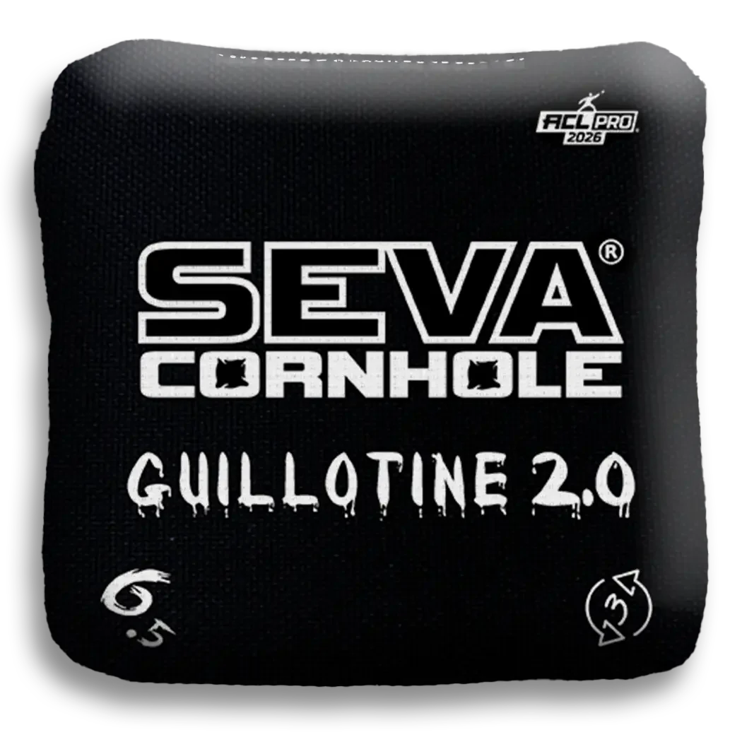 SEVA Cornhole - Guillotine 2.0 Broadcast Approved Edition - Set of 4 Cornhole bags