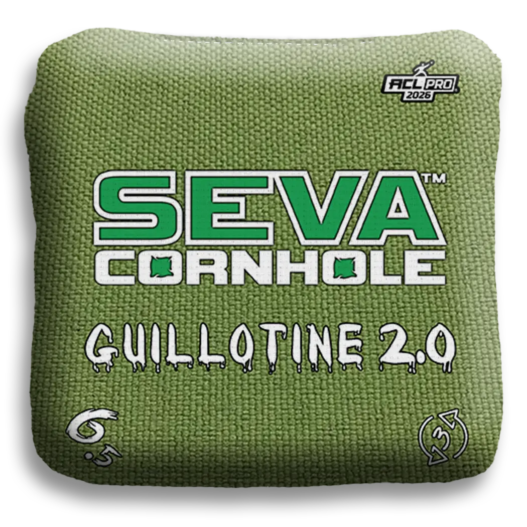 SEVA Cornhole - Guillotine 2.0 Broadcast Approved Edition - Set of 4 Cornhole bags