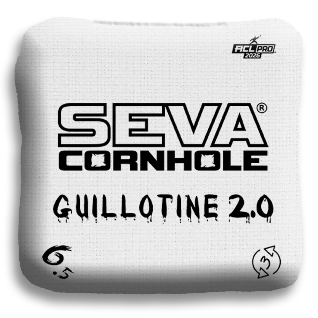 SEVA Cornhole - Guillotine 2.0 Broadcast Approved Edition - Set of 4 Cornhole bags