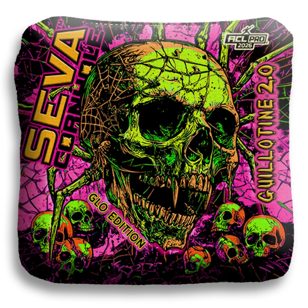 SEVA Cornhole - Halloween Special GLO Edition - Set of 4 Cornhole bags