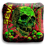 SEVA Cornhole - Halloween Special GLO Edition - Set of 4 Cornhole bags